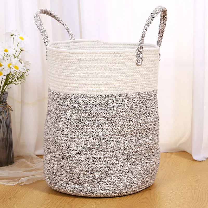 Home Laundry Woven Basket