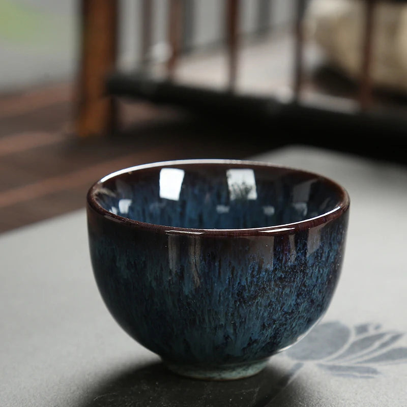 Ceramic Japanese Style Teacups (Pack of 5)