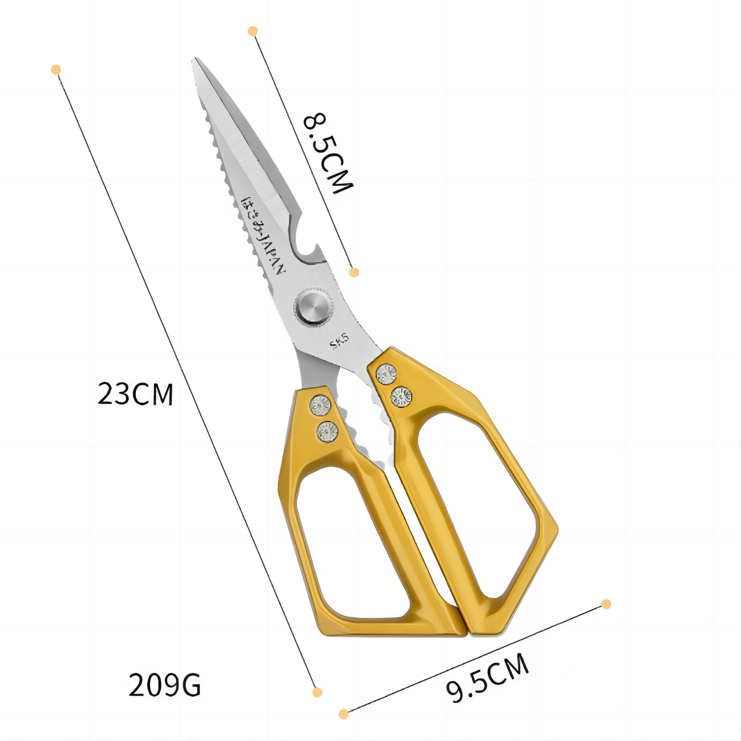 Japanese Steel Kitchen Shears