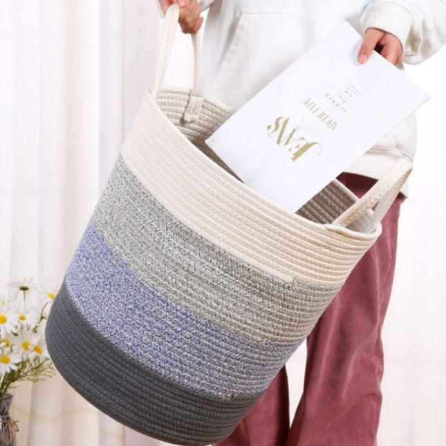 Home Laundry Woven Basket