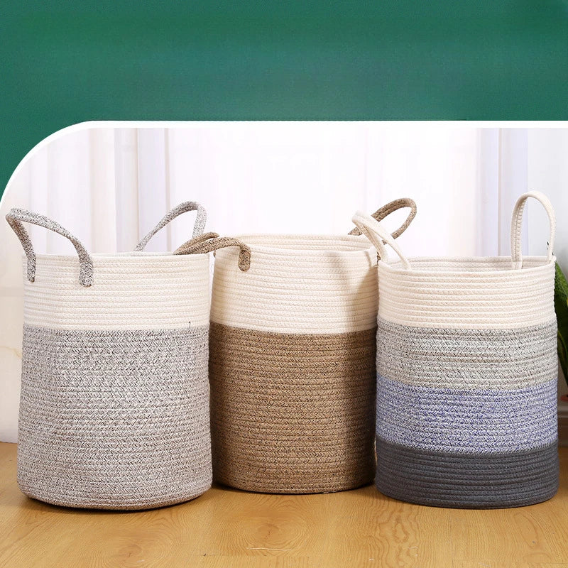 Home Laundry Woven Basket