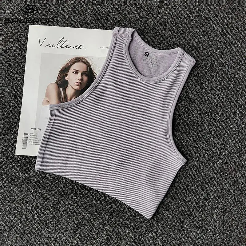 The Tailored Tank: Premium Ribbed & Scooped