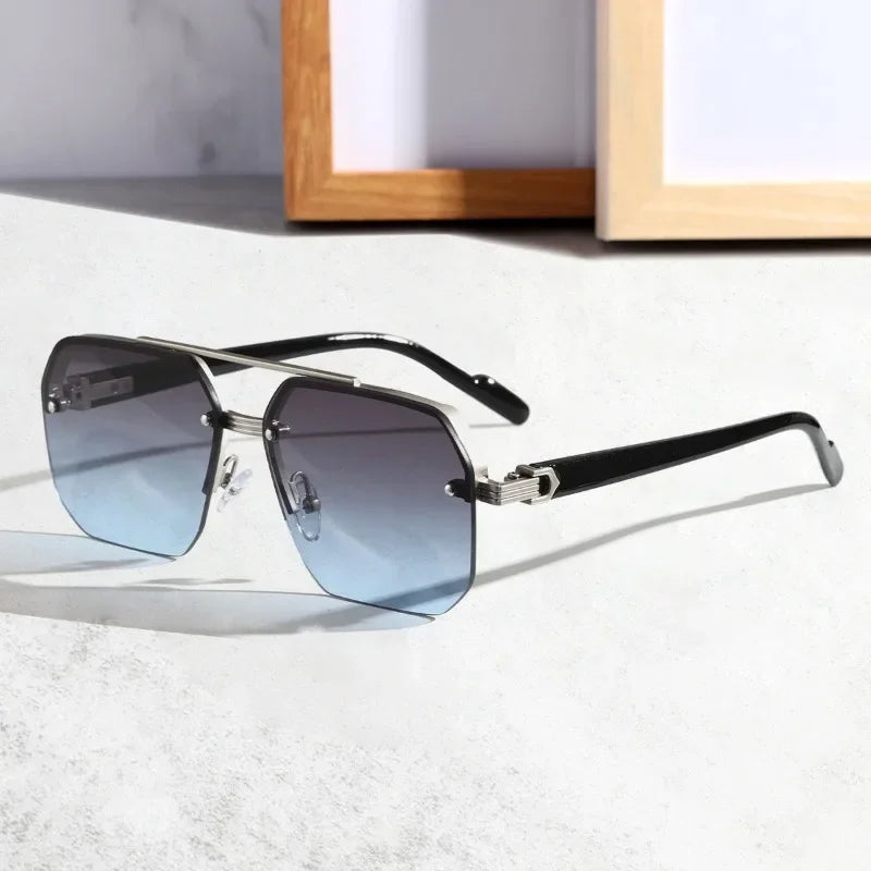 Debonair Rimless Sunglasses