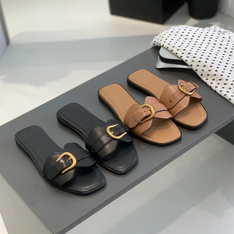 Zappi Buckle Slippers