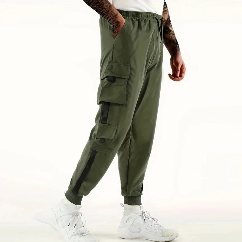 Relaxed Fitting Cargo Sweatpants