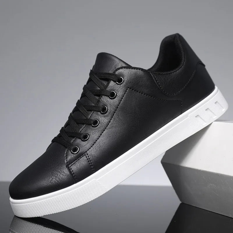 Classic Style Leather Sneakers