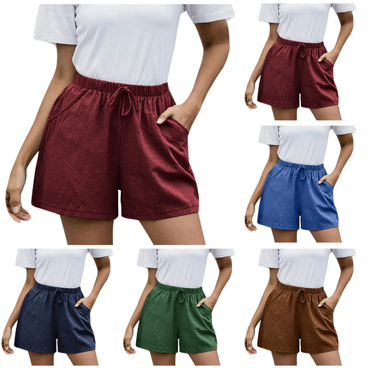 Avia Boho Linen Shorts