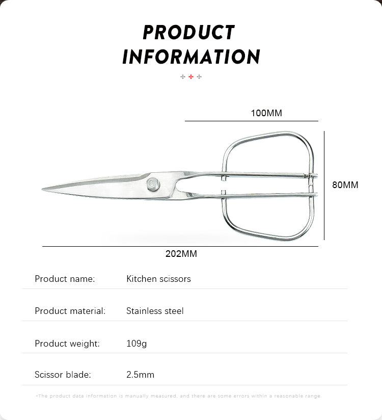 Heavy-Duty Kitchen Cooking Shears