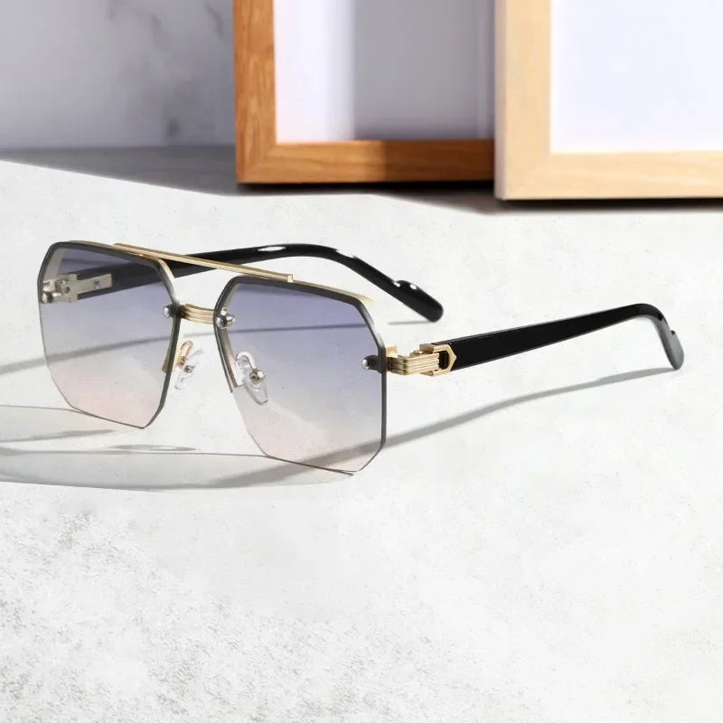 Debonair Rimless Sunglasses