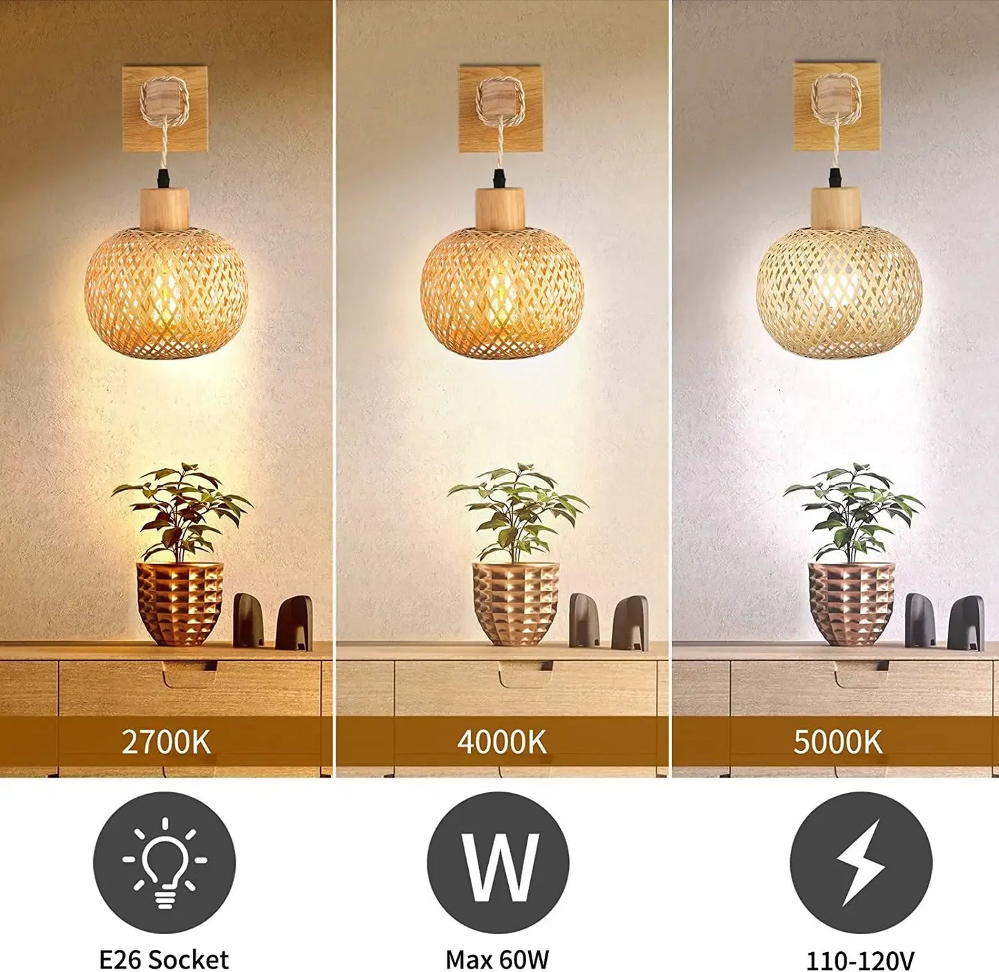 Japanese Style Interior Wall Light