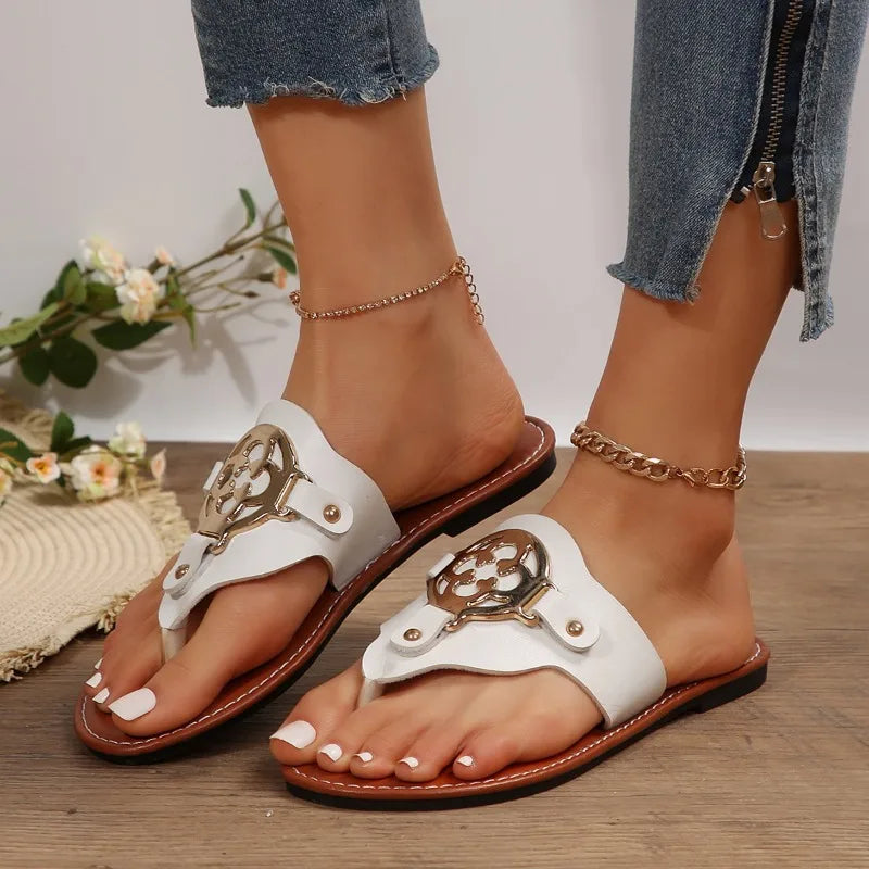 Glamour Crest Summer Sandals