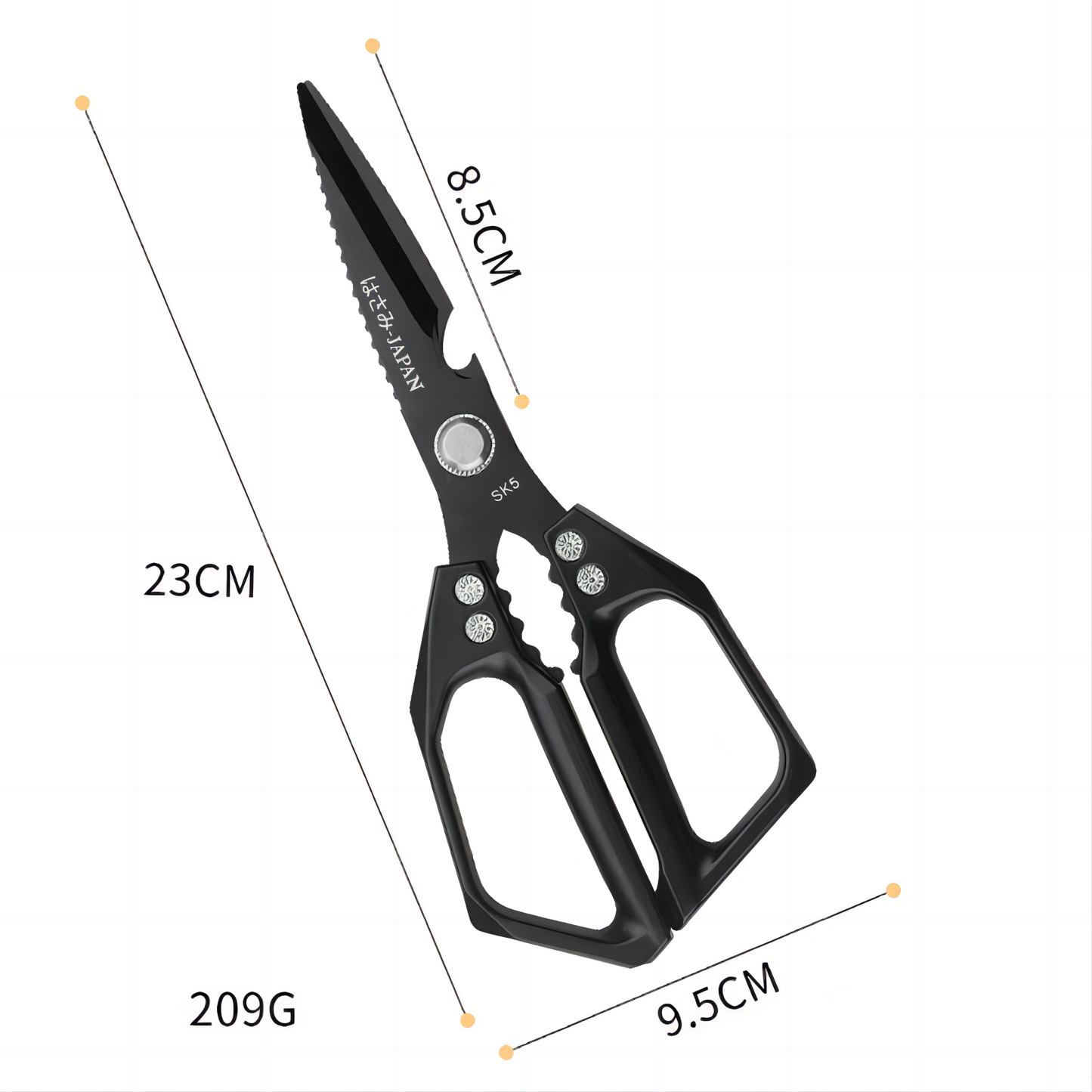 Japanese Steel Kitchen Shears